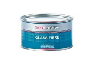 Шпаклівка зі скловолокном GLASS FIBRE (зелений) 0,40кг INTER TROTON 1211 фото