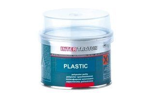 Шпатлевка по пластику PLASTIC (темно-серый) 0,40кг INTER TROTON 2380 фото