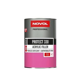 Грунт Акриловый Protec 330 5+1 (серый) 1л+0,2л отвердитель H5520 NOVOL 37311 фото