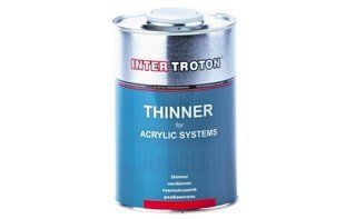 Розріджувач для акрилових продуктів THINNER FOR ACRYLIC 1л INTER TROTON 300002236 фото