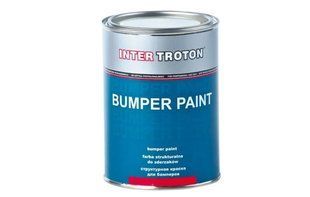 Структурна фарба для бамперів 1К (чорний) 1л BUMPER PAINT INTER TROTON 6954 фото
