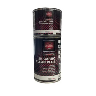 Лак автомобільний акриловий для карбона 2K CARBO CLEAR PLUS 1л+0.5л затверджувач CAR SYSTEM 153.217 фото